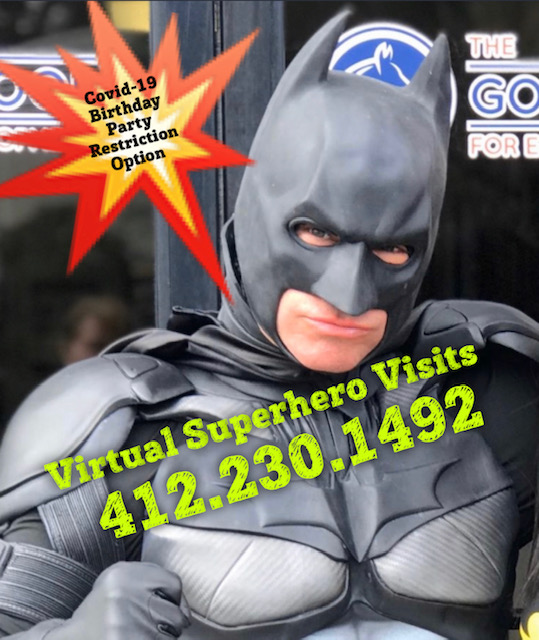 Superhero ZOOM Party, Superhero Virtual Parties