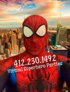 Superhero ZOOM Party, Superhero Virtual Parties